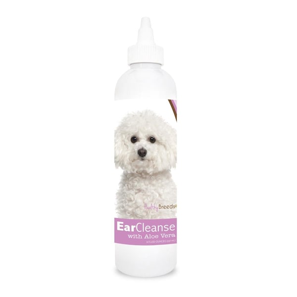 Healthy Breeds 8 oz Bichon Frise Ear Cleanse with Aloe Vera Sweet Pea & Vanilla HE125918 - main
